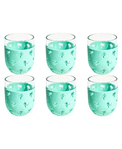 Бокалы для вечеринок без ножек, набор из 6 штук Abode Homewares, teal