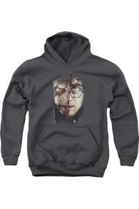 Толстовка с капюшоном Harry Potter It All Ends Here для молодежи Gildan, Charcoal