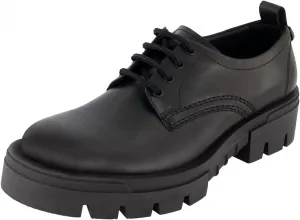 Мужские дерби Оксфорд с гладким носком Karl Lagerfeld White Label, черный