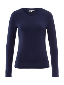 Les Lunes Рубашка с длинными рукавами SCARLETT, базовая, повседневная, синего цвета