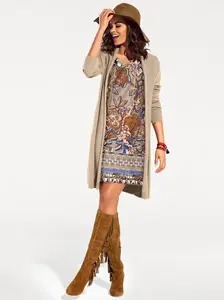 Длинный кардиган LINEA TESINI by Heine, цвет Sand