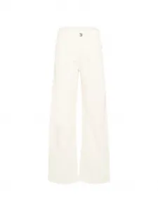 Брюки с металлическими деталями John Richmond Junior, бежевый