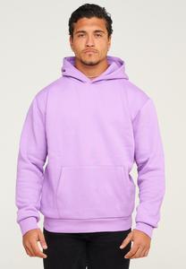 Толстовка behype Kapuzenpullover BHHOBART Basic Oversize Einfarbig, цвет Lila Dark