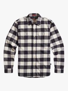 Монтана хлопковая рубашка Regular Fit в клетку Triumph Motorcycles, Black/Bone