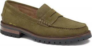 Мужские слипоны Johnston & Murphy Collier Penny Loafer для повседневной и официальной носки, оливковый