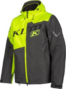Куртка мужская KLIM Instinct утепленная Gore-Tex для снегохода, Hi-vis - Asphalt