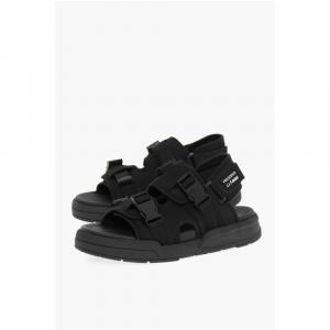 Сандалии LI-NING с двойной пряжкой, однотонные, с носками Neil Barrett, Black