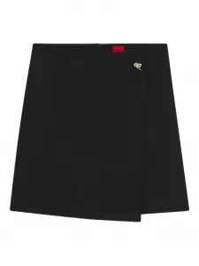 Мини-юбка с декоративными элементами Hugo, черный