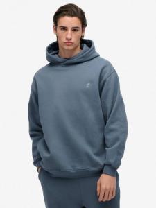 Белая просторная худи Superdry, Blue Grey