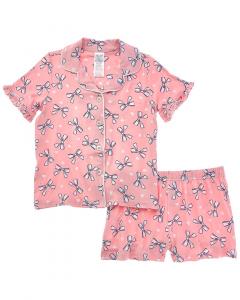 Комплект из двух пижамных шорт Rene Rofe Happy Days с оборками и отделкой René Rofé, розовый