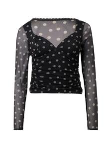 Abercrombie & Fitch Лонгслив 'ZOE' в черном цвете