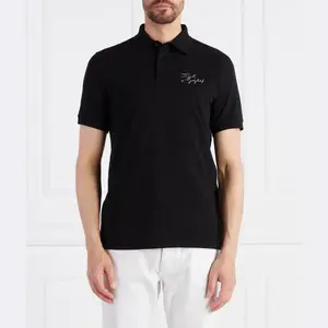 Рубашка поло стандартного кроя Karl Lagerfeld, черный