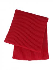 Шерстяной шарф красного цвета BREITER