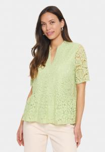 Блуза Saint Tropez ZANNASZ BLOUSE, Smoke Green/Light Green