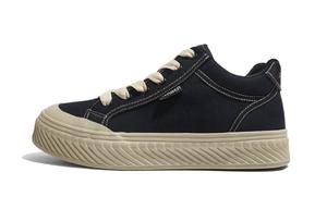 Термостойкие нескользящие и износостойкие низкие кроссовки для скейтбординга мужские RENBEN, черный коричневый