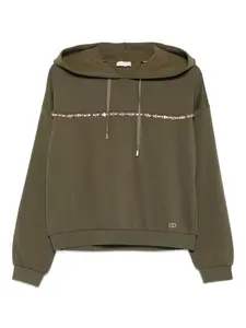Декорированное худи LIU JO, зеленый