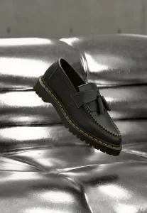Лоферы adrian ben с кисточками, унисекс, без шнурков Dr. Martens, Black Orleans
