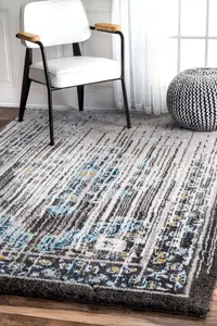 Ковер Romona Vintage Shaggy Area Rug nuLOOM, 160x229 см, коричневый