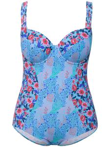 Купальник Ulla Popken, цвет hell saphir