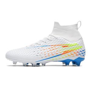 Футбольные бутсы для детей и подростков, противоскользящие, с защитой от ударов, водонепроницаемые, легкие, с амортизацией CAMKIDS, белый