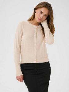 Кардиган Amalia с круглым вырезом KAFFE, Beige