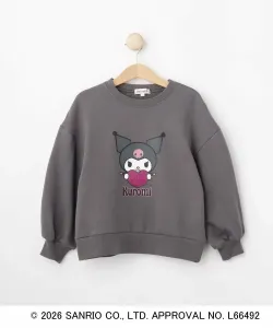 Толстовка с принтом Hello Kitty и черными блестками Shoo・La・Rue, цвет Charcoal Gray(213)