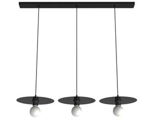 Подвесной светильник Lumicom Nina, 30x30x30 см, глянцевый черный