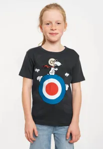 Футболка Logoshirt "Snoopy - Target" с лицензионным оригинальным дизайном, серый