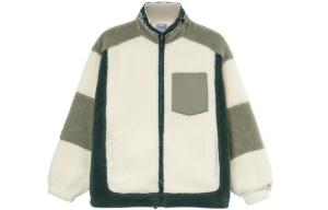 Спортивная модная коллекция бархатная куртка унисекс заварной кремовый пепел Lining, кремовый