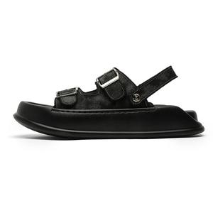 PAVEA Мужские сандалии с одной застежкой черные, цвет Black