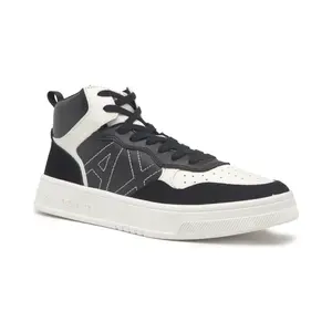 Английские кроссовки с добавлением кожи Armani Exchange, черный