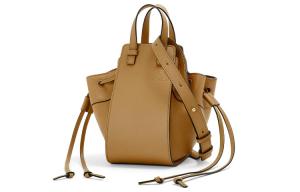 LOEWE Кожаная сумка Хамок мини женская рыжая