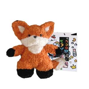 Милый и игривый плюшевый лисенок спокойной ночи с длинным хвостом и маленькой лисой, плюшевая игрушка, высота 30 см Love of wormwood