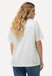 Футболка с принтом LOVE SEQUINED Ulla Popken, белый