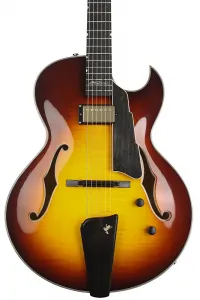 Электрогитара Eastman Guitars AR480CE John Pisano 30-летнее юбилейное издание, арchtop с полым корпусом - Sunburst