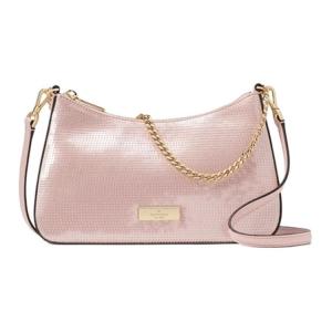 Kate Spade Сумка через плечо Fabric With Cow Leather Handbag Trumpets, женская, цвет smoke pink