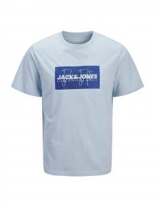 Jack & Jones Junior Футболка 'JJCOLE' в цветах Marine Blue и Dusty Blue