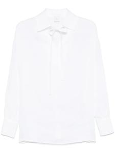 Eleventy блузка с асимметричным подолом, белый