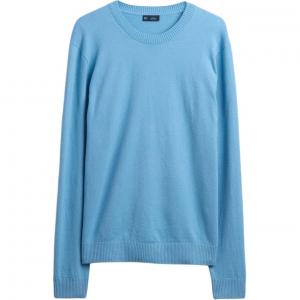 Мужские трикотажные изделия с круглым вырезом, средней жесткости, другие GAP, синий