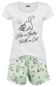 Пижама Simon's Cat Life Is Better With A Cat., разноцветный