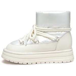 C°BANNER Бежевые женские зимние сапоги 12 см, цвет Beige