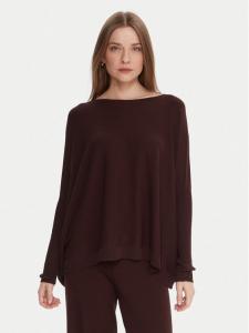 Свитер relaxed fit 3M0802C Kontatto, коричневый