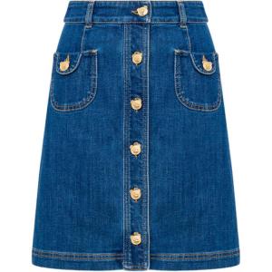Джинсовая короткая юбка Women's MOSCHINO, синий
