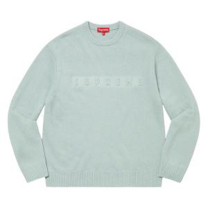 Свитер Supreme Embossed Sweater 'Light Blue'