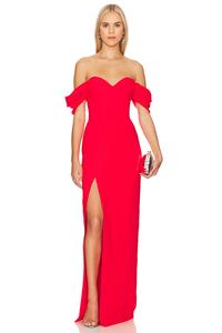 Платье x revolve falcon Amanda Uprichard, цвет crimson