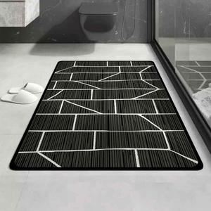 AOVOC Ковер 60х90 см для ванной, грязеотталкивающий, влаговпитывающий, нескользящий, быстросохнущий