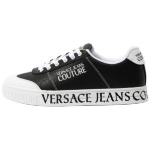 Versace Jeans Couture Мужские низкие скейтбордистские кроссовки Fondo Court 88, черный