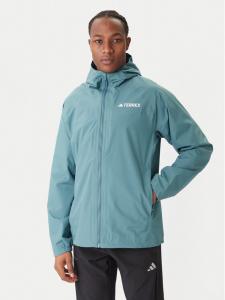 Дождевая куртка regular fit Terrex Multi 2L RAIN.RDY JL9774 Adidas, зеленый
