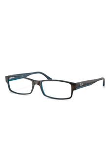 Прямоугольные очки Ray-Ban, коричневый