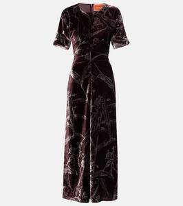 Платье миди из сатина с принтом Angelica La DoubleJ, Bamboo